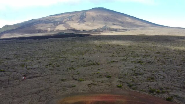 Piton de la Fournaise, Reunion, Reunion Island, High quality 4k footage