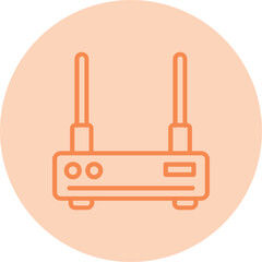 Fototapeta premium Modem Icon