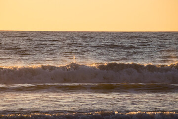 Sunset over the ocean