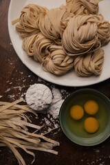 Chinese Noodle black background