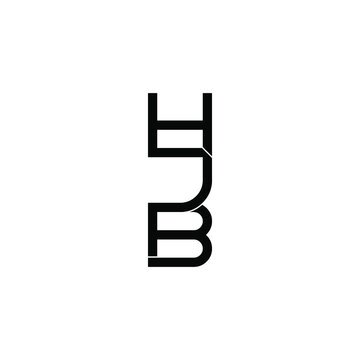 hjb letter original monogram logo design