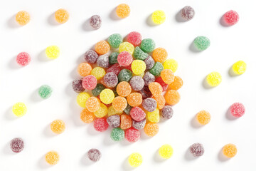 Colorful jelly candies