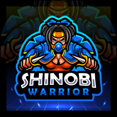 Fototapeta na wymiar Shinobi mascot. esport logo design