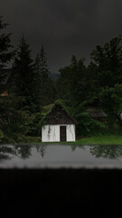 Fototapeta premium house on the lake