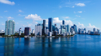 Fototapeta na wymiar Downtown of Miami city