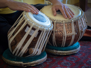 Tabla being played