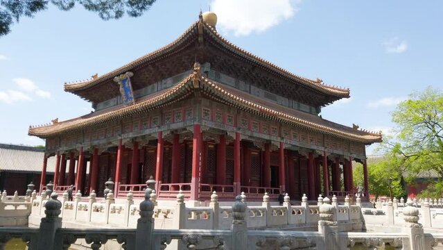 Biyong Hall in Imperial College, next to Confucius Temple, Beijing, China