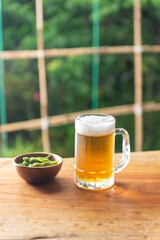 枝豆とビール