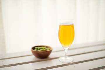 枝豆とビール