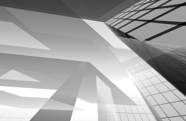 Abstract 3d architecture background	
