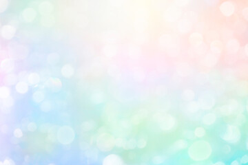 カラフルなボケ背景