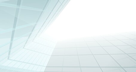 Obraz premium Modern architecture 3d rendering