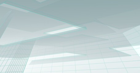 Obraz premium Abstract architecture background 3d illustration
