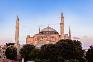 Fototapeta na wymiar Moschee Hagia Sophia in Istanbul