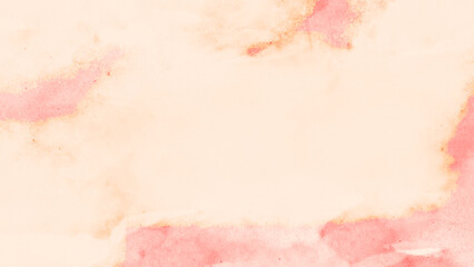 Fototapeta premium Abstract watercolor background with space. Beautiful watercolor backgroun with center copy space. Pink and pastel abstract watercolor background. Modern paper texture backgroun