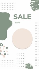 sale / illustration of an background