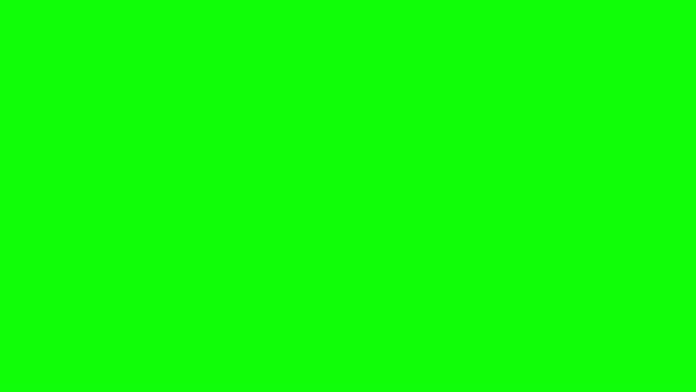 Animation of clicking subscribes button and bell no on a green background. Subscribes with the alpha channel. Key color, color key, alpha channel. 4K Video