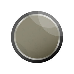 Illustration button decorating and tailoring clothes, shoes, bags.