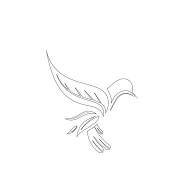 recommend clip art: outline bird animal