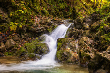 Fototapeta na wymiar Gorges Canyons Waterfalls 434