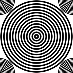 Abstract geometric reticulate background. Monochrome stylish texture.