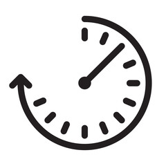 Uptime and downtime icon - obrazy, fototapety, plakaty