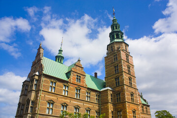 Rosenborg Castle in Copenhagen, Denmark	
