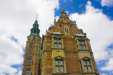 Fototapeta na wymiar Rosenborg Castle in Copenhagen, Denmark 