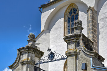 Kefermarkt, Kirche, Wallfahrtskirche, Gotik, gotisch, Joch, Schiff, Langhaus, Turm, Kirchturm, Fenster, Kirchenfenster, Hallenkirche, Architektur, Detailreich, Freistadt, Mühlviertel, Oberösterreich, 