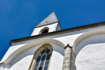 Kefermarkt, Kirche, Wallfahrtskirche, Gotik, gotisch, Joch, Schiff, Langhaus, Turm, Kirchturm,...
