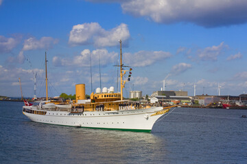 Royal frigate in Copenhagen, Denmark