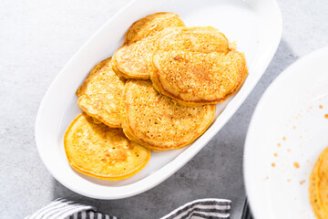 Pumpkin pancakes