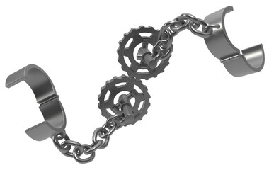Shackles Chain Gears Link