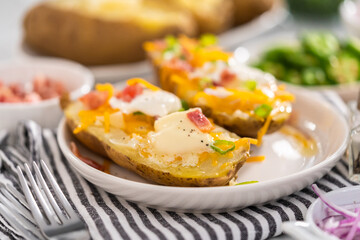 Pressure Cooker Baked Potatoes