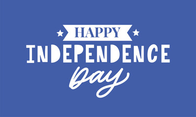 Fototapeta premium Fourth of July - American Independence Day vector illustration - 4th of July typographic design USA