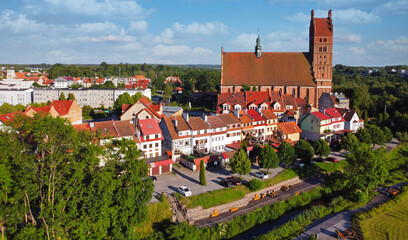Dobre Miasto z drona © Grzegorz Lenkiewicz