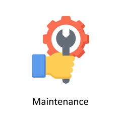 Maintenance  vector flat icon for web isolated on white background EPS 10 file