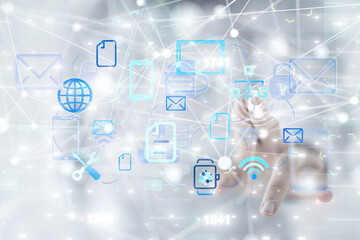 people network structure HR - Human resources management and recruitment