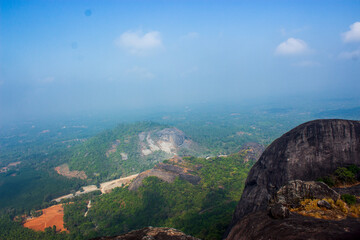 view of the mountains