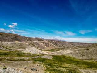 Viewpoint of the Andes or of the volcanoes