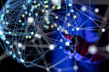 conference Digital Network and data concept 3d