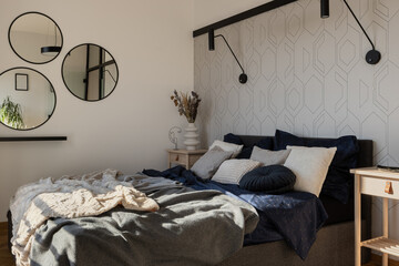 Nice and cozy bedroom interior