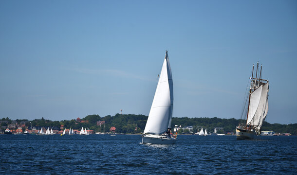 Segelschiffe auf der Kieler Woche 