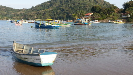 Historical center of Paraty at night, Rio de Janeiro, Brazil. Paraty is a preserved Portuguese colonial and Brazilian Imperial municipality