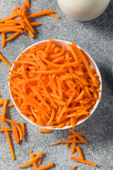 Raw Organic Carrot Shreds
