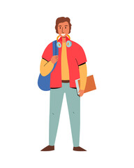 Young Man Generation Composition