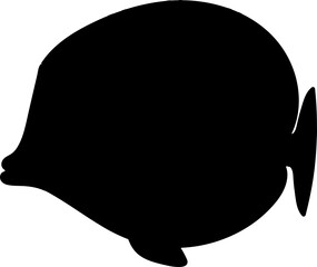 Set of cartoon fishes. Modern flat fishes, Isolated fish. Flat design fish. Vector illustration, fishes. fish collection.  