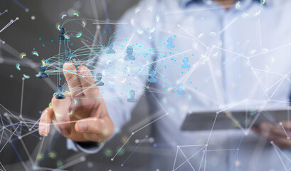 Unity group and teamwork concept