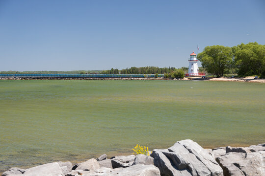 Cheboygan Crib Lighthouse, Michigan, USA