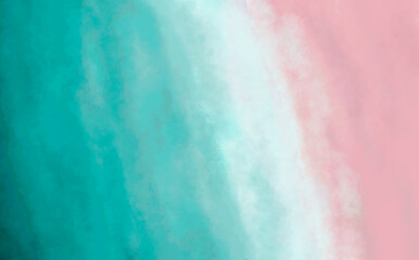 turquoise pink abstract beautiful and colorful background gradients made using the texture of watercolor spots